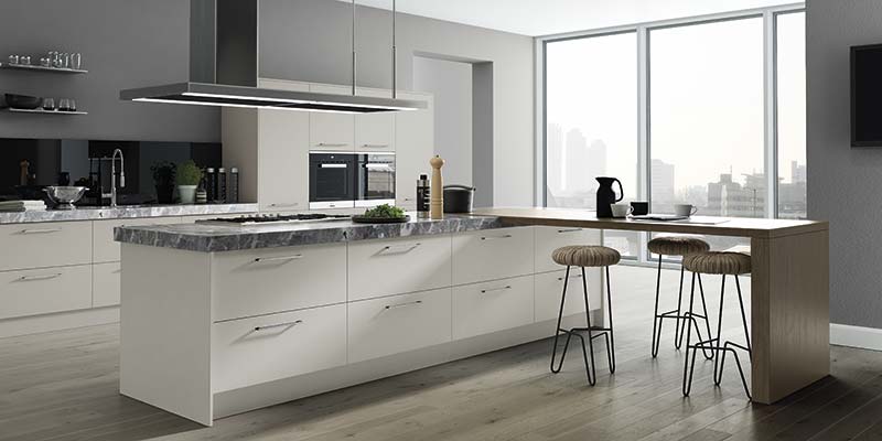 Lastra Light Grey Kitchens