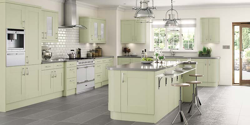 Cartmel Sage Green Kitchens