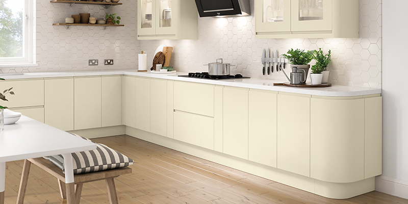 Lucente Cream Matt Kitchens