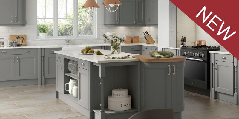Windsor Dust Grey Oak Kitchens