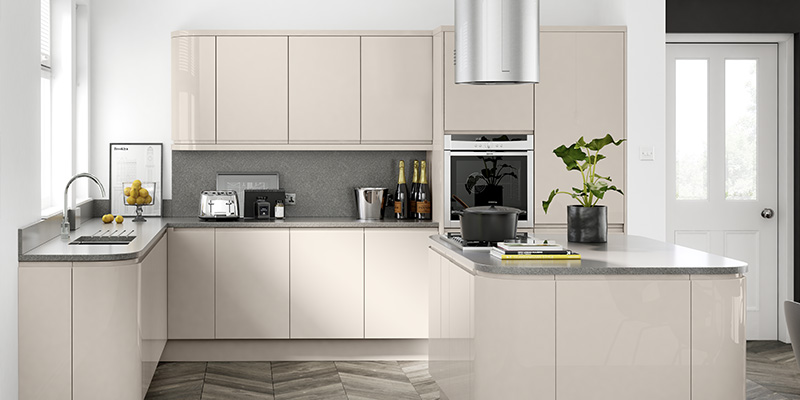 Lucente Cashmere Gloss Kitchens