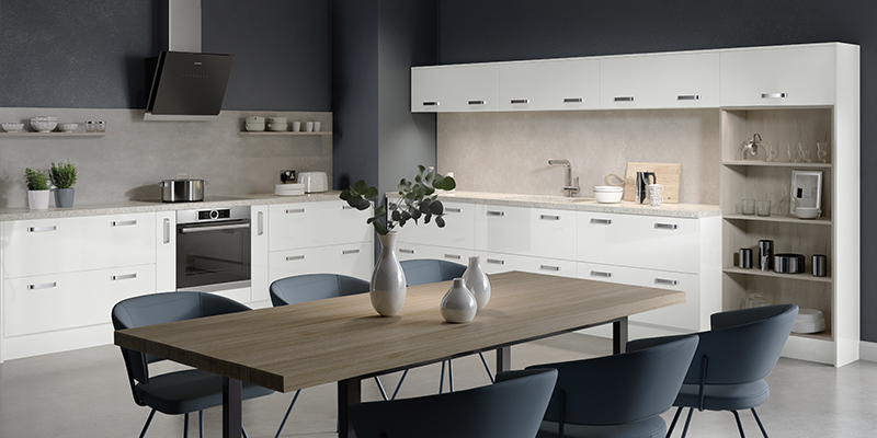 Vivo Gloss White Kitchens