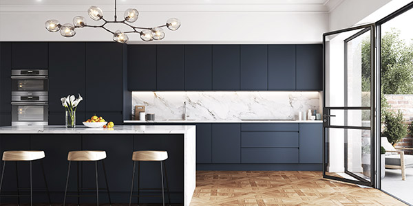 Lucente Indigo Matt Kitchens