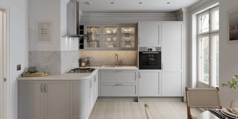 Stratto Light Grey Kitchens