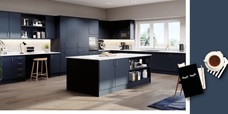 Vivo Matt Indigo Kitchens